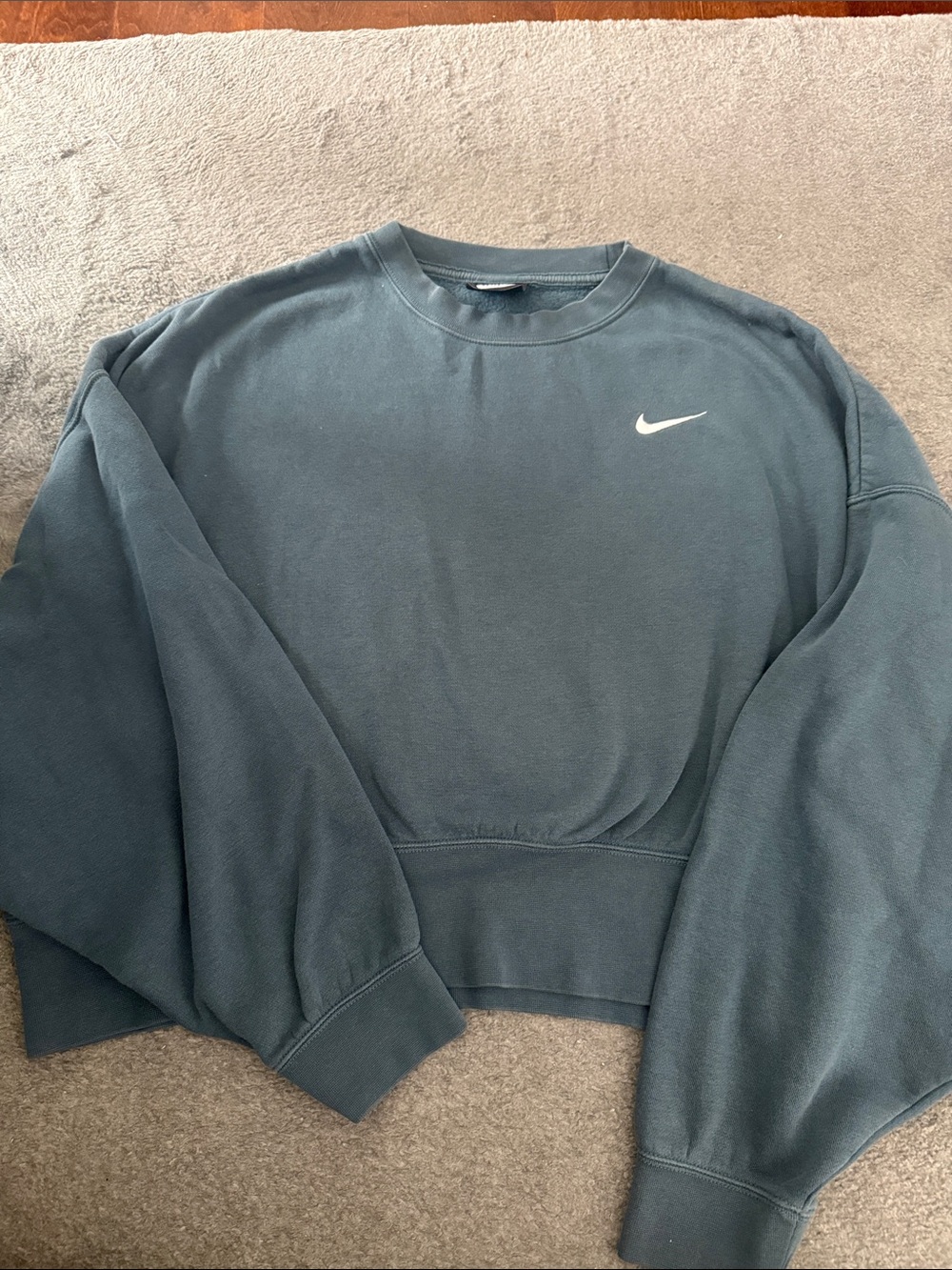 Nike Women's Teal Crewneck Sweatshirt